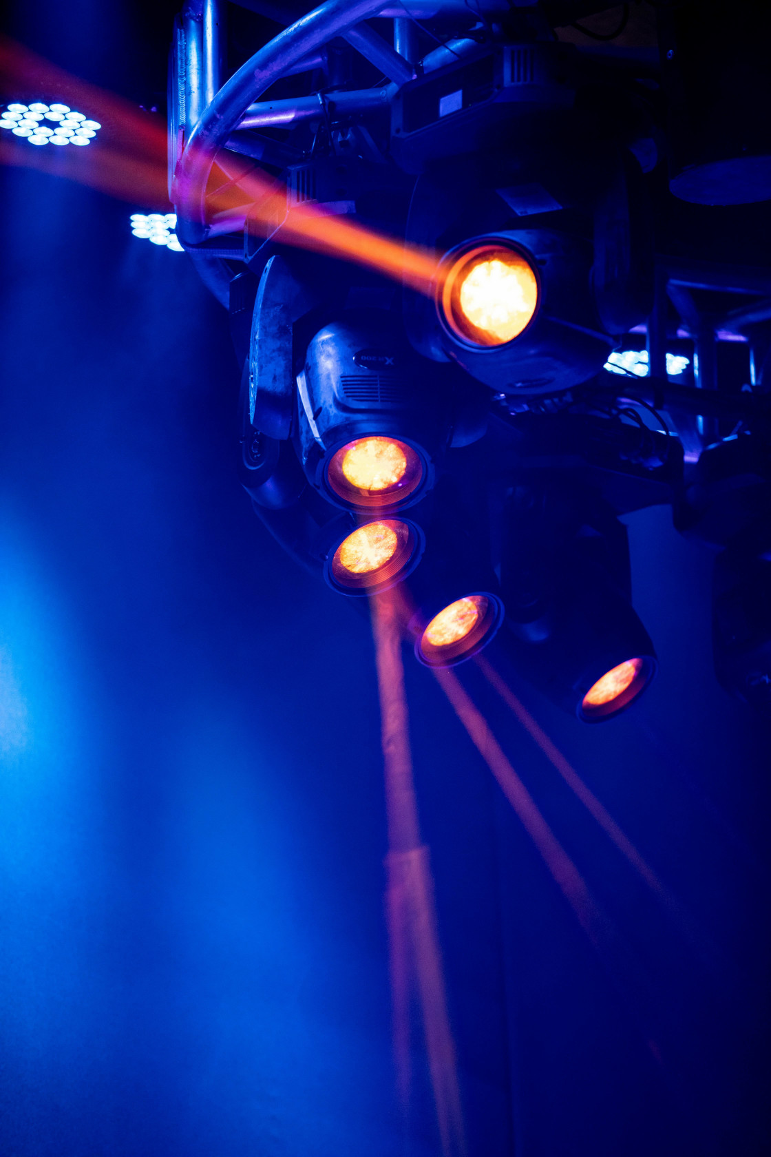 Image of 5 moving heads